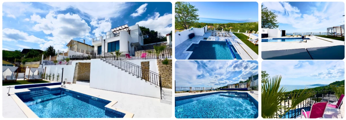 private villas with sea view in balchick