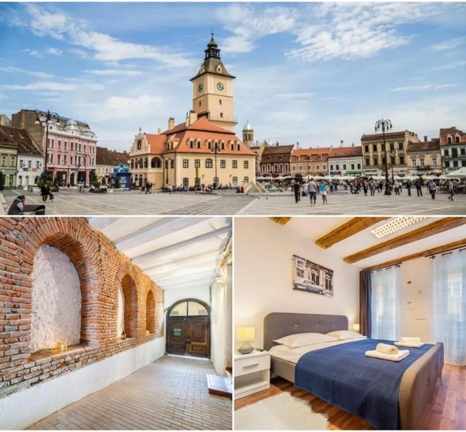 Lamp House, in the old city center of Brasov