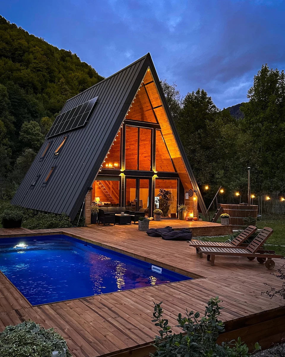Hygge CabanA, Piscină încălzită și Ciubăr