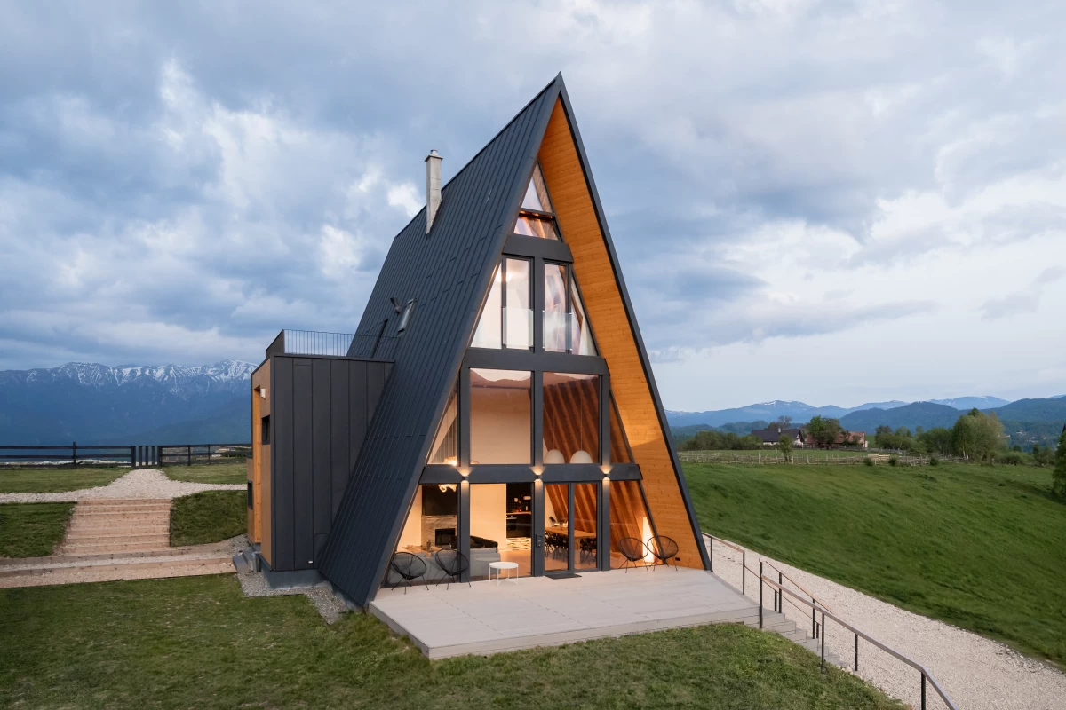 Amont Chalet. Zenith A-frame, Bucegi - Piatra Craiului